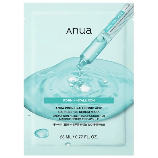 Anua PDRN Hyaluronic Acid Capsule 100 Serum Mask Sheet